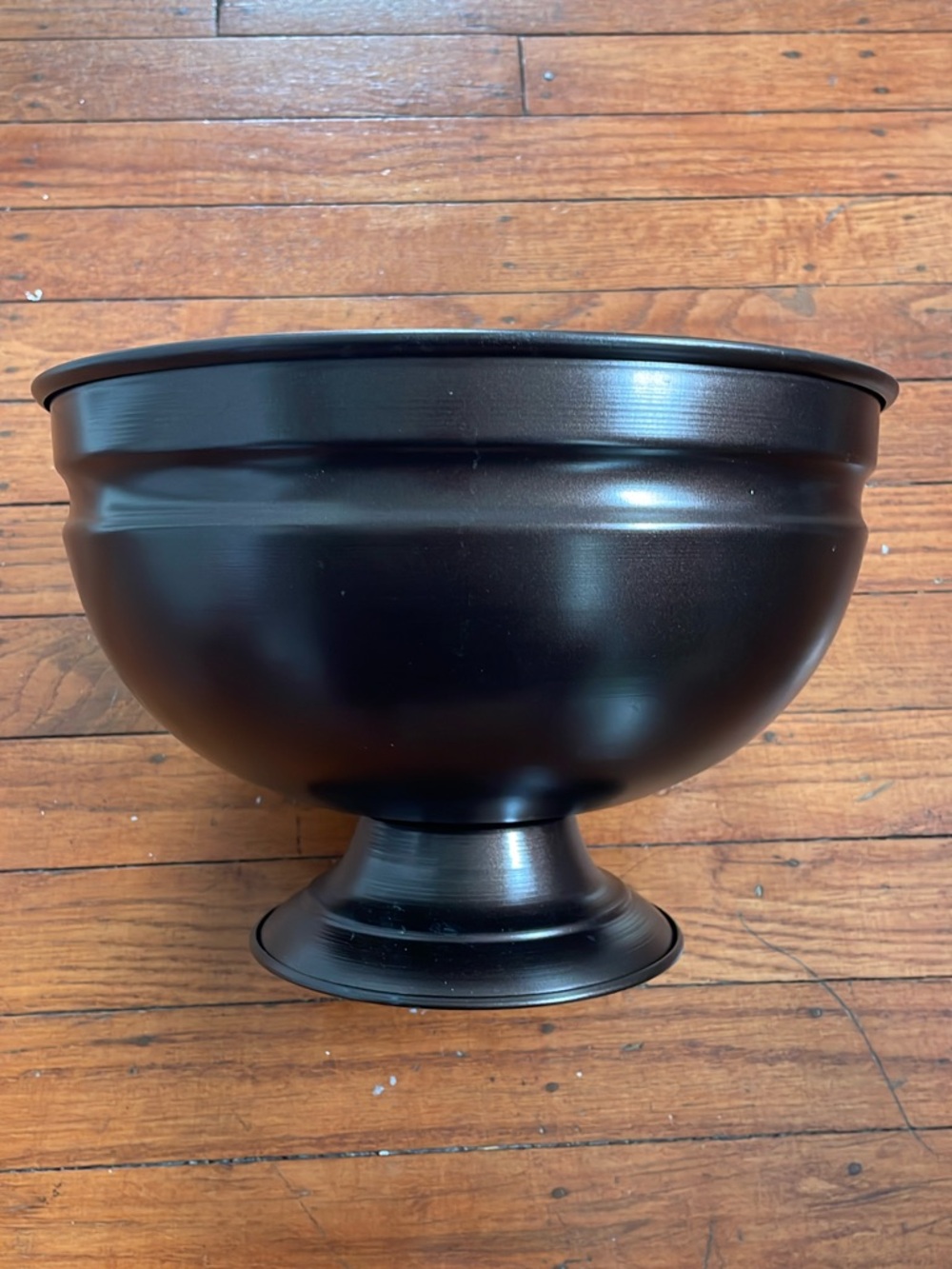 Antique Copper Compote Vase